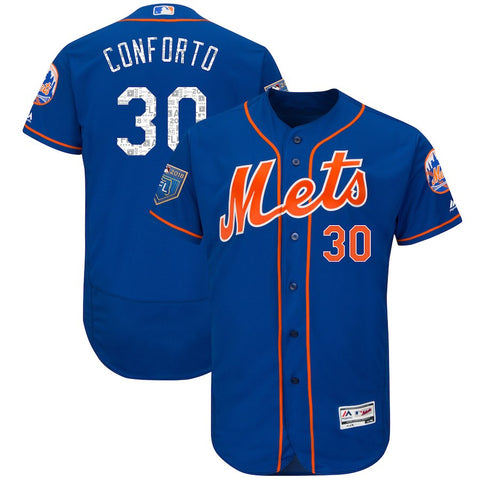 Michael Conforto New York Mets Majestic 2018 Spring Training Flex Base Player Jersey