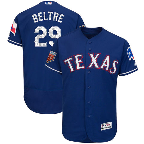 Adrian Beltre Texas Rangers Majestic 2018 Spring Training Flex Base Player Jersey
