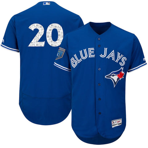 Josh Donaldson Toronto Blue Jays Majestic 2018 Spring Training Flex Base Player Jersey
