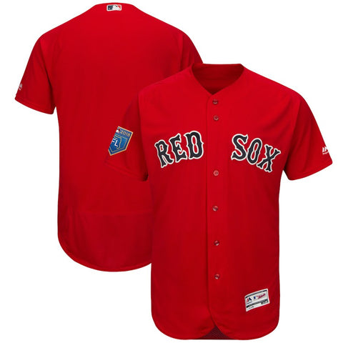 Boston Red Sox Majestic 2018 Spring Training Flex Base Team Jersey