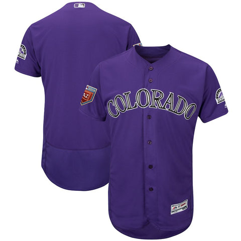 Colorado Rockies Majestic 2018 Spring Training Flex Base Team Jersey