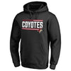 Arizona Coyotes   Iconic Collection On Side Stripe Pullover Hoodie - Black