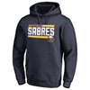 Buffalo Sabres   Iconic Collection On Side Stripe Pullover Hoodie - Navy