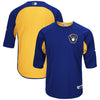Milwaukee Brewers Majestic Authentic On-Field Batting Practice Jersey