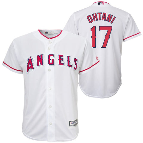 Shohei Ohtani Los Angeles Angels Majestic Youth Official Cool Base Player Jersey