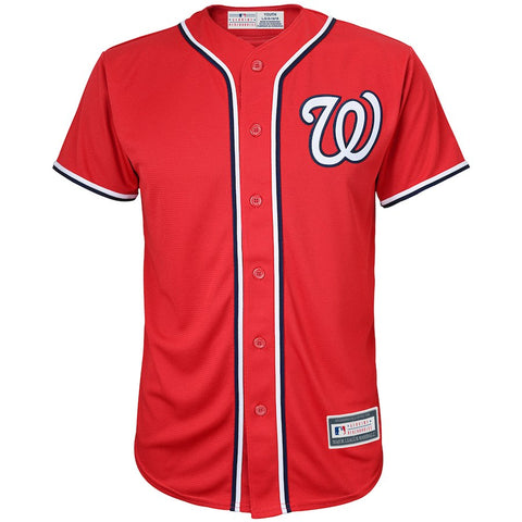 Washington Nationals Youth Replica Blank Team Jersey