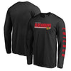 Chicago Blackhawks   Fast Line Long Sleeve T-Shirt - Black