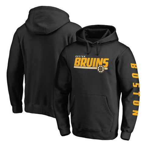 Boston Bruins   Fast Line Pullover Hoodie - Black