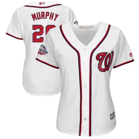 Daniel Murphy Washington Nationals Majestic Women's 2018 All-Star Game Home Cool Base Player Jersey