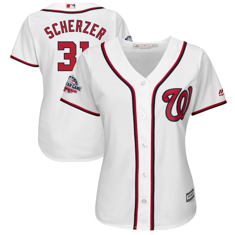 Max Scherzer Washington Nationals Majestic Women's 2018 All-Star Game Home Cool Base Player Jersey