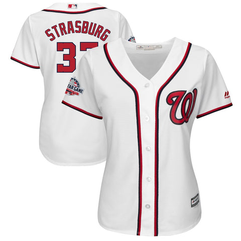 Stephen Strasburg Washington Nationals Majestic Women's 2018 All-Star Game Home Cool Base Player Jersey