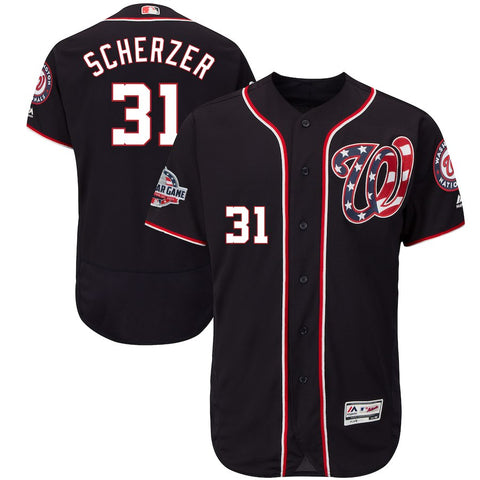 Max Scherzer Washington Nationals Majestic 2018 All-Star Game Alternate II Flex Base Jersey