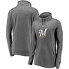 Milwaukee Brewers Under Armour Women's Team Mark Performance Tri-Blend Pullover Sweatshirt