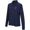 Cleveland Indians Under Armour Women's Passion Performance Tri-Blend Raglan Half-Zip Pullover Jacket