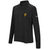 Pittsburgh Pirates Under Armour Women's Passion Performance Tri-Blend Raglan Half-Zip Pullover Jacket - Black