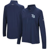 Tampa Bay Rays Under Armour Women's Passion Performance Tri-Blend Raglan Half-Zip Pullover Jacket - Navy