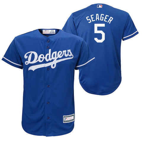 Corey Seager Los Angeles Dodgers Youth Player Replica Jersey