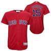 Dustin Pedroia Boston Red Sox Youth Player Replica Jersey