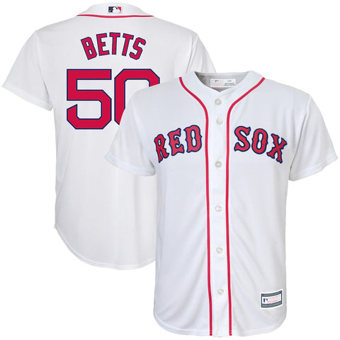 Mookie Betts Boston Red Sox Youth Player Replica Jersey