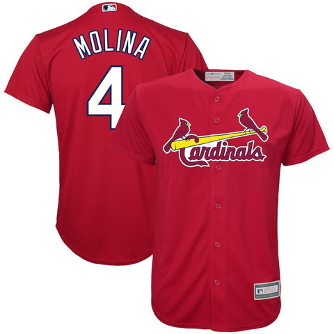 Yadier Molina St. Louis Cardinals Youth Player Replica Jersey