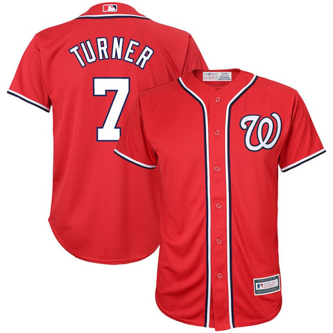Trea Turner Washington Nationals Youth Player Replica Jersey