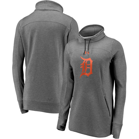 Detroit Tigers Under Armour Women's Team Mark Performance Tri-Blend Pullover Sweatshirt