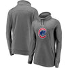 Chicago Cubs Under Armour Women's Team Mark Performance Tri-Blend Pullover Sweatshirt