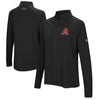 Arizona Diamondbacks Under Armour Women's Passion Performance Tri-Blend Raglan Half-Zip Pullover Jacket - Black