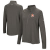 Houston Astros Under Armour Women's Passion Performance Tri-Blend Raglan Half-Zip Pullover Jacket - Heathered Gray