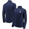New York Yankees Under Armour Women's Passion Performance Tri-Blend Raglan Half-Zip Pullover Jacket