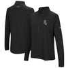 Chicago White Sox Under Armour Women's Passion Performance Tri-Blend Raglan Half-Zip Pullover Jacket - Black