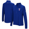 Texas Rangers Under Armour Women's Passion Performance Tri-Blend Raglan Half-Zip Pullover Jacket - Royal