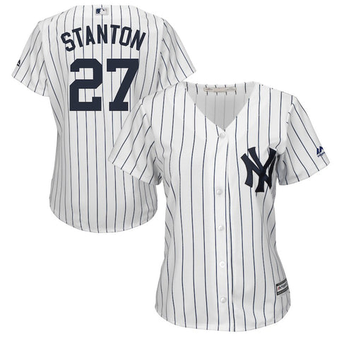 Giancarlo Stanton New York Yankees Majestic Women's Cool Base Player Jersey