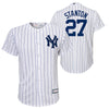 Giancarlo Stanton New York Yankees Majestic Youth Road Official Cool Base Player Jersey
