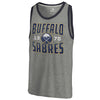 Buffalo Sabres   Timeless Collection Antique Stack Tri-Blend Tank - Ash