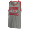Carolina Hurricanes   Timeless Collection Antique Stack Tri-Blend Tank - Ash