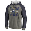Buffalo Sabres   Timeless Collection Antique Stack Tri-Blend Raglan Pullover Hoodie - Ash