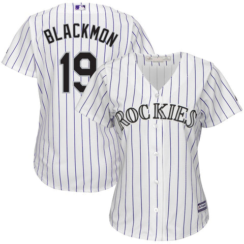 Charlie Blackmon Colorado Rockies Majestic Women's Cool Base Replica Player Jersey
