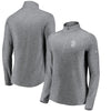 San Diego Padres Under Armour Women's Passion Alternate Performance Tri-Blend Raglan Half-Zip Pullover Jacket - Heathered Gray