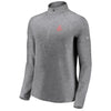Boston Red Sox Under Armour Women's Passion Alternate Performance Tri-Blend Raglan Half-Zip Pullover Jacket - Heathered Gray