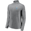 Kansas City Royals Under Armour Women's Passion Alternate Performance Tri-Blend Raglan Half-Zip Pullover Jacket - Heathered Gray