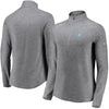 Seattle Mariners Under Armour Women's Passion Alternate Performance Tri-Blend Raglan Half-Zip Pullover Jacket - Heathered Gray