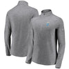 Kansas City Royals Under Armour Women's Passion Alternate Performance Tri-Blend Raglan Half-Zip Pullover Jacket - Heathered Gray