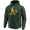 Oakland Athletics Under Armour Commitment Team Mark Performance Pullover Hoodie - Green