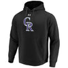 Colorado Rockies Under Armour Commitment Team Mark Performance Pullover Hoodie - Black