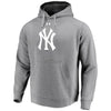 New York Yankees Under Armour Commitment Team Mark Performance Pullover Hoodie - Heathered Gray