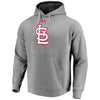 St. Louis Cardinals Under Armour Commitment Team Mark Performance Pullover Hoodie - Heathered Gray
