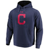 Cleveland Indians Under Armour Commitment Team Mark Performance Pullover Hoodie - Navy