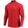 Los Angeles Angels Under Armour Passion Performance Tri-Blend Quarter-Zip Pullover Jacket