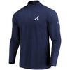 Atlanta Braves Under Armour Passion Performance Tri-Blend Quarter-Zip Pullover Jacket